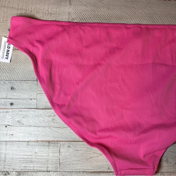NWT! Old Navy Textured-Rib Cinch-Front Bikini Swim Top 4X - Picture 9 of 15